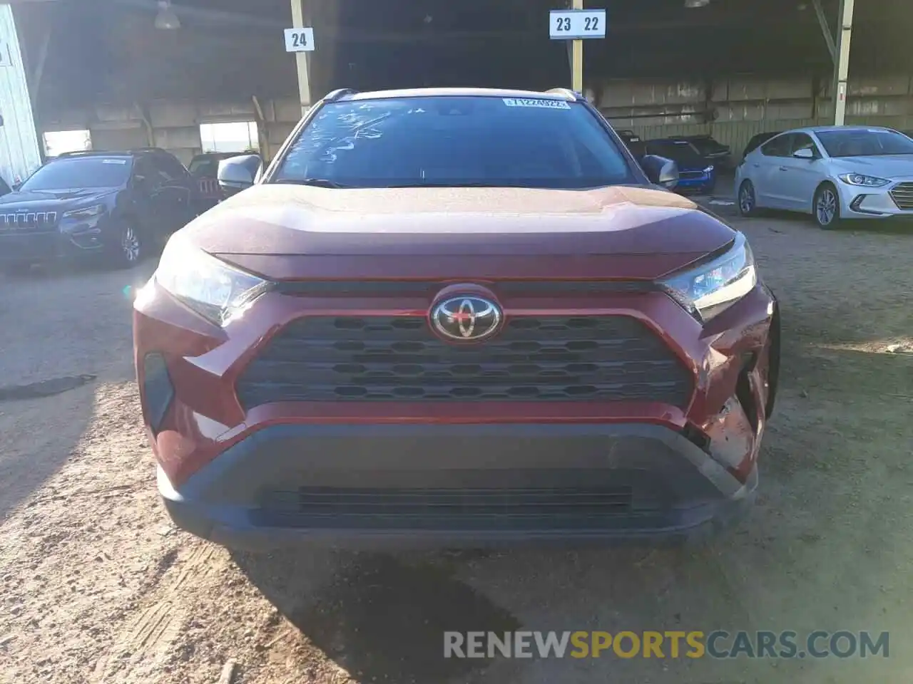 5 Photograph of a damaged car JTMH1RFV3KJ004287 TOYOTA RAV4 2019