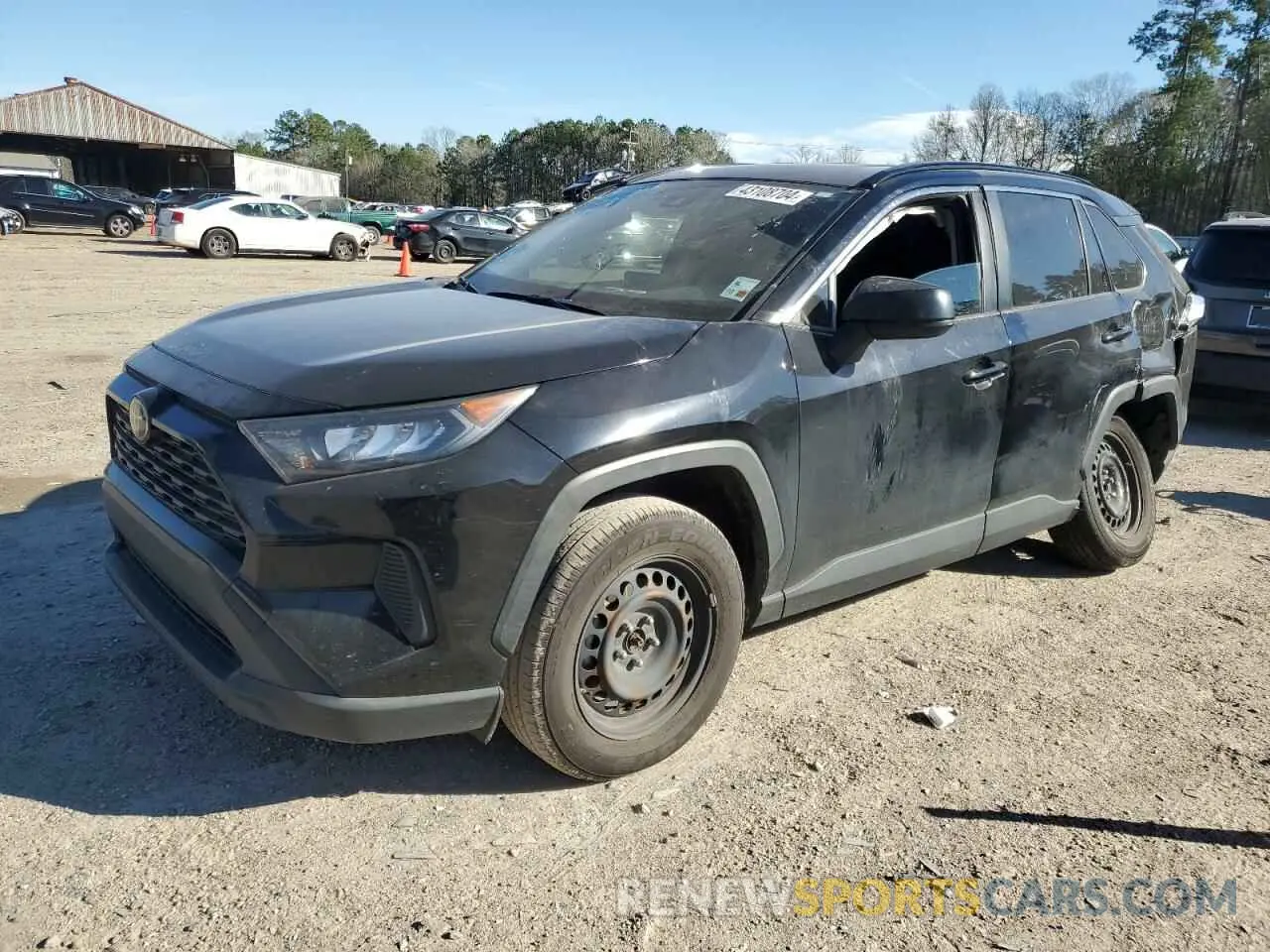 1 Photograph of a damaged car JTMH1RFV3KJ014737 TOYOTA RAV4 2019
