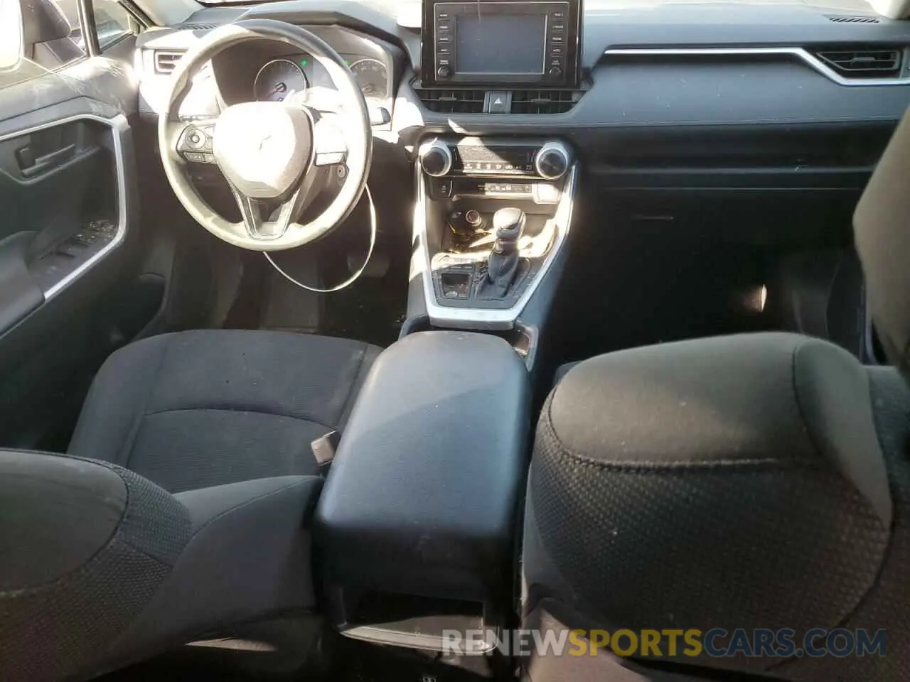 8 Photograph of a damaged car JTMH1RFV3KJ014737 TOYOTA RAV4 2019