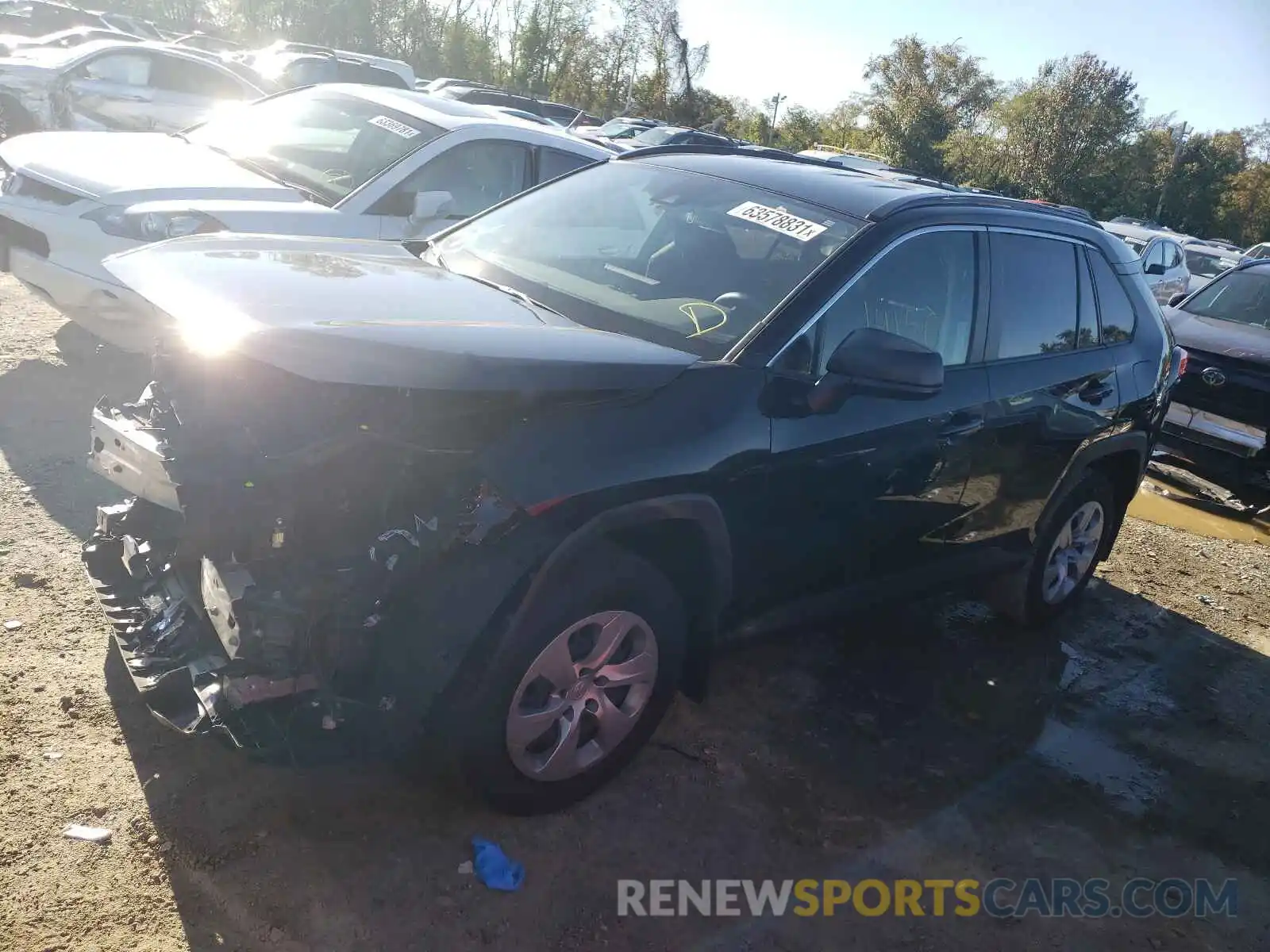 2 Photograph of a damaged car JTMH1RFV4KD013062 TOYOTA RAV4 2019