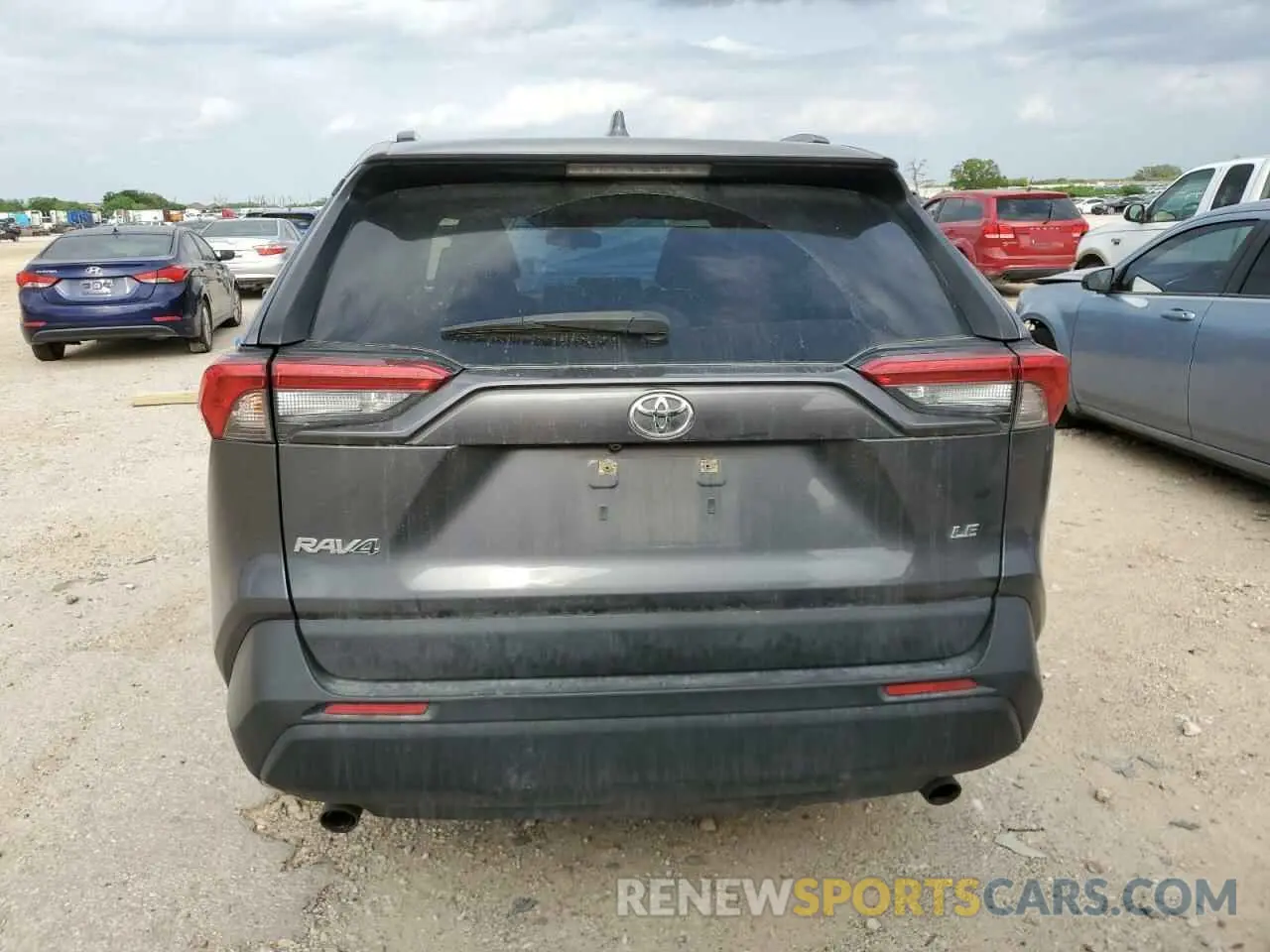 6 Photograph of a damaged car JTMH1RFV4KD019458 TOYOTA RAV4 2019