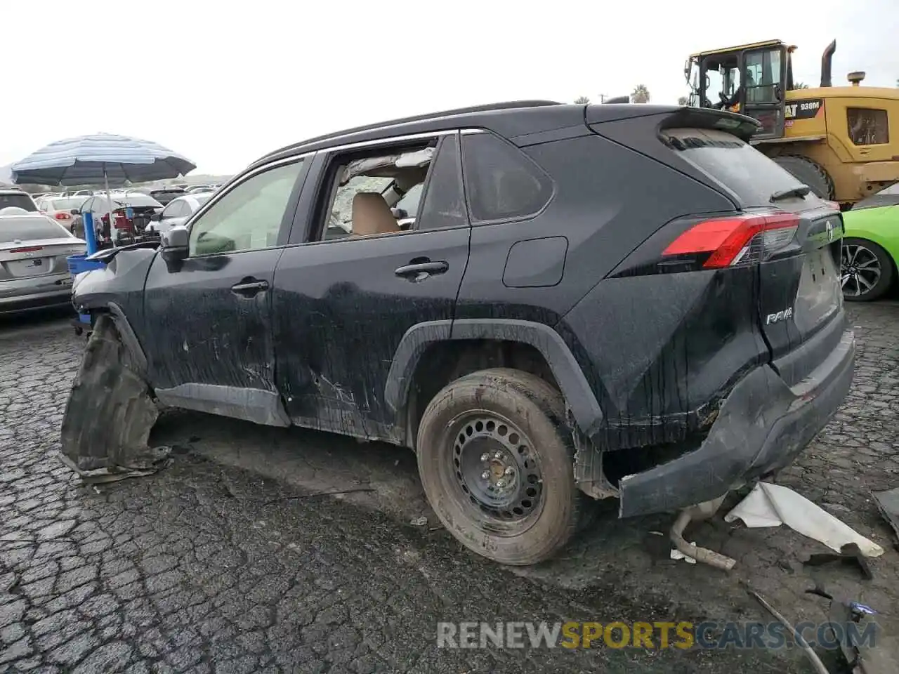 2 Photograph of a damaged car JTMH1RFV4KD500858 TOYOTA RAV4 2019