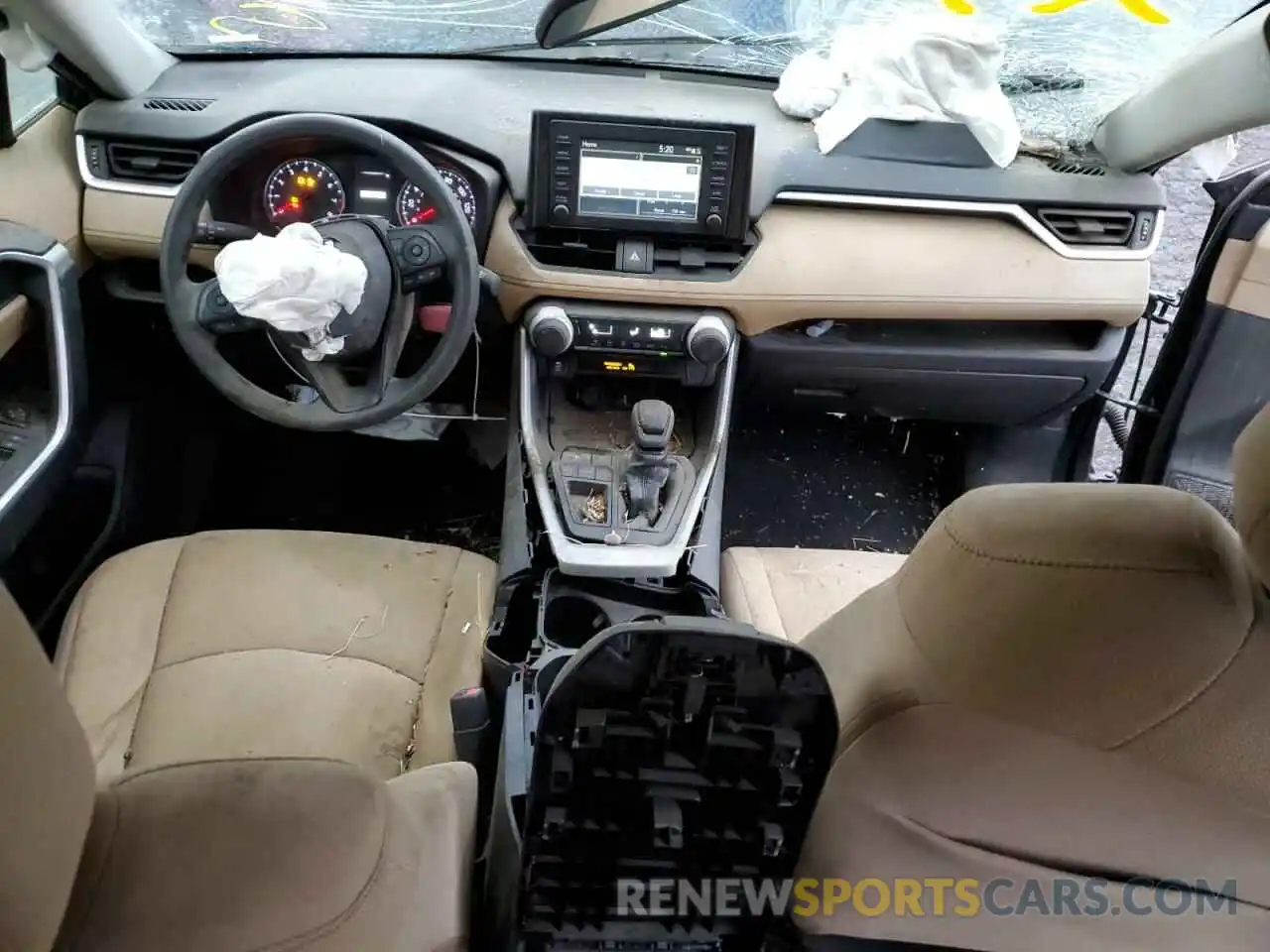 8 Photograph of a damaged car JTMH1RFV4KD500858 TOYOTA RAV4 2019