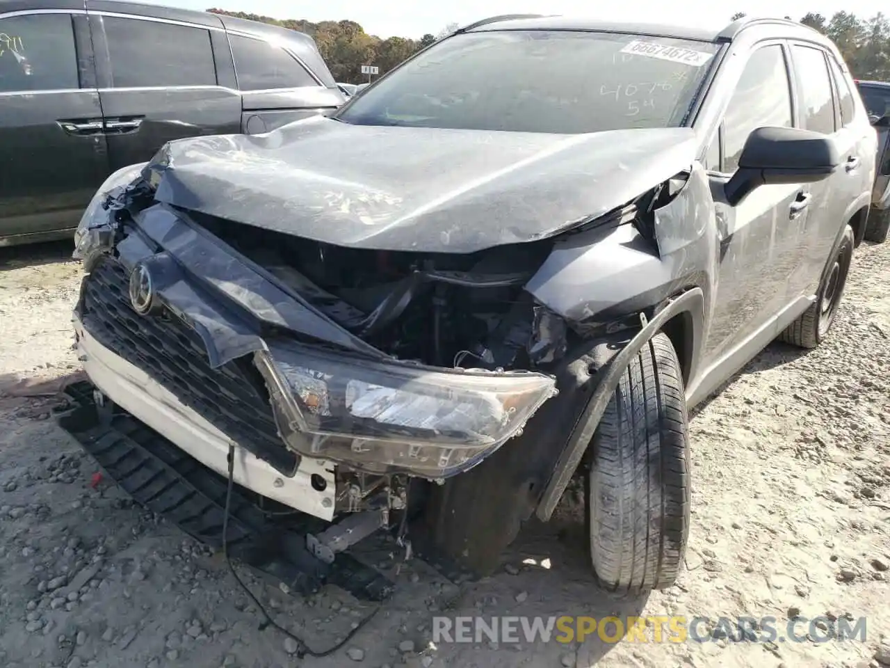 9 Photograph of a damaged car JTMH1RFV4KD514078 TOYOTA RAV4 2019