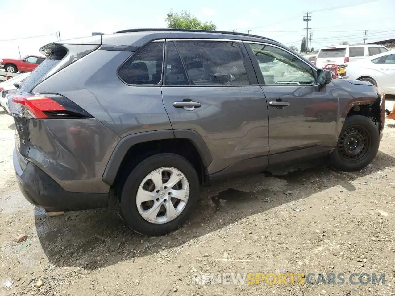 3 Photograph of a damaged car JTMH1RFV4KD515344 TOYOTA RAV4 2019