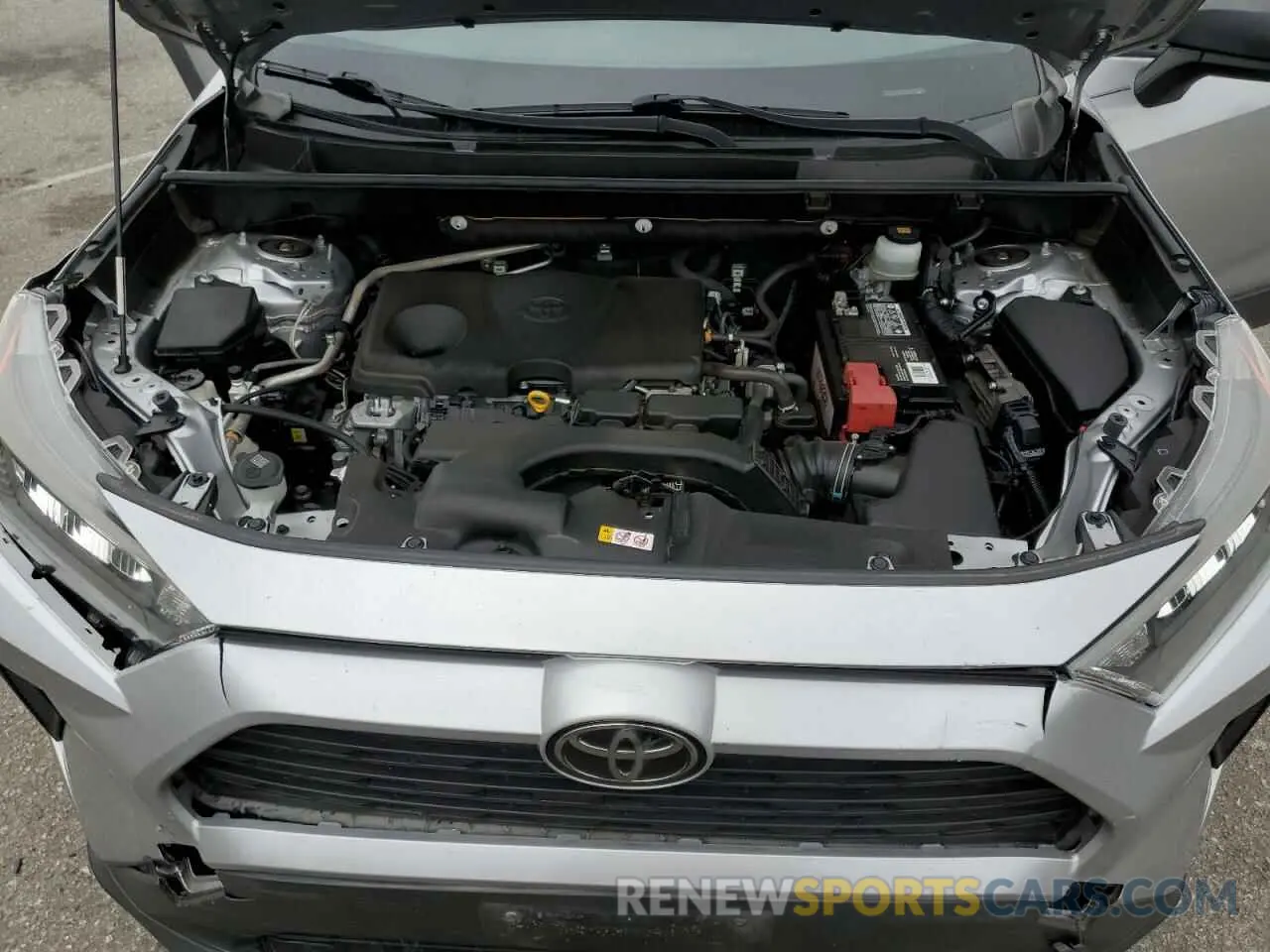 12 Photograph of a damaged car JTMH1RFV4KJ009059 TOYOTA RAV4 2019