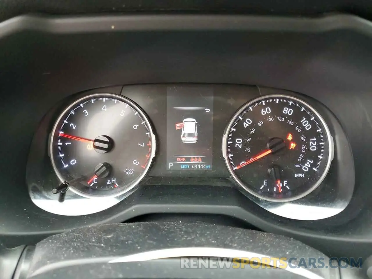 9 Photograph of a damaged car JTMH1RFV4KJ009059 TOYOTA RAV4 2019