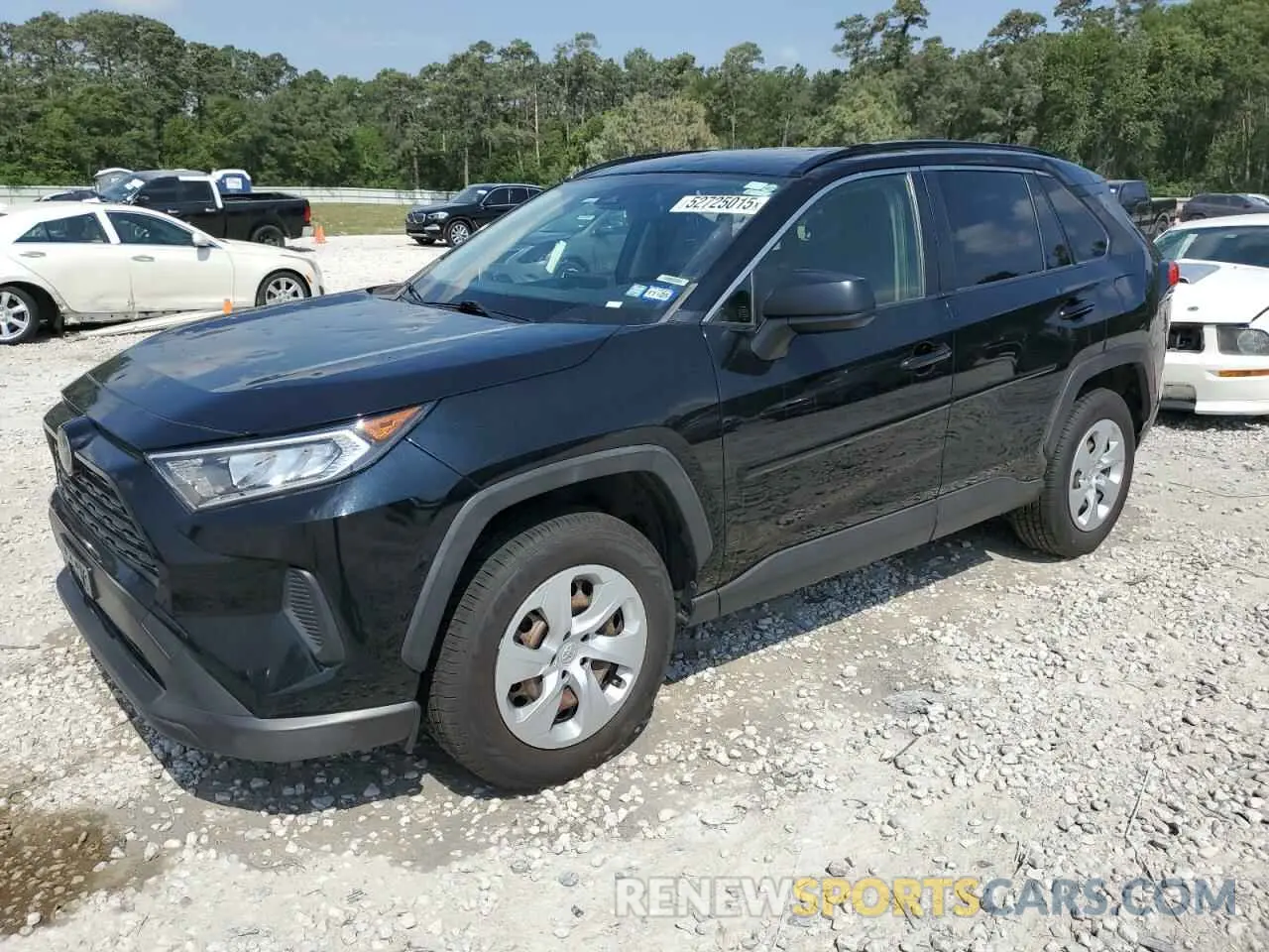 1 Photograph of a damaged car JTMH1RFV5KD005102 TOYOTA RAV4 2019