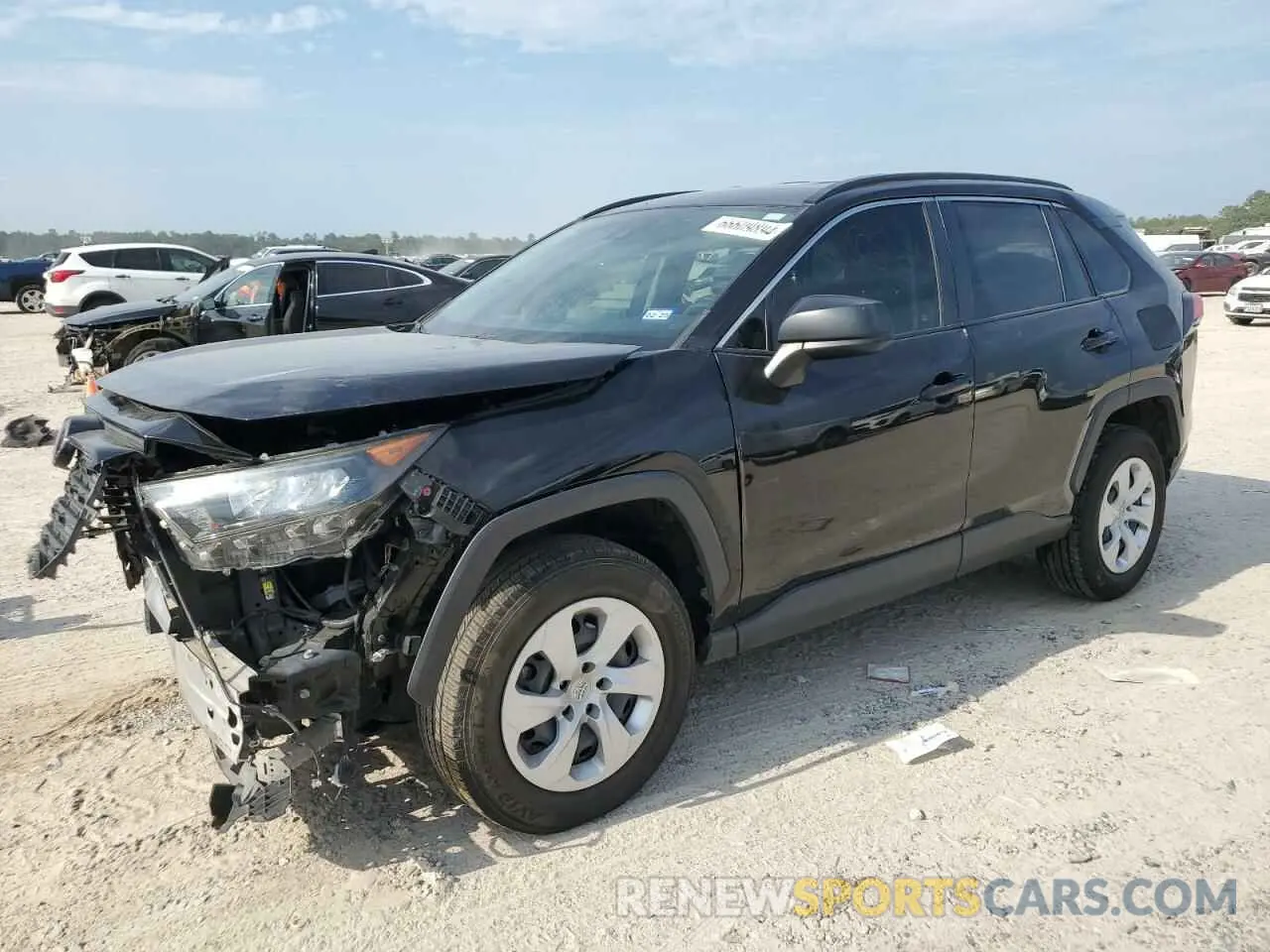 1 Photograph of a damaged car JTMH1RFV5KD510976 TOYOTA RAV4 2019