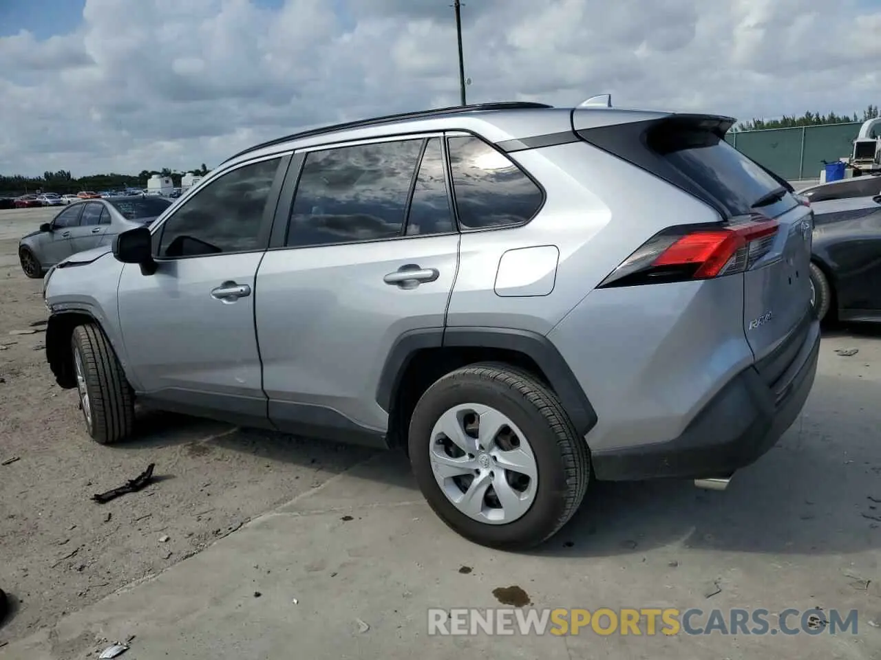 2 Photograph of a damaged car JTMH1RFV5KD516860 TOYOTA RAV4 2019