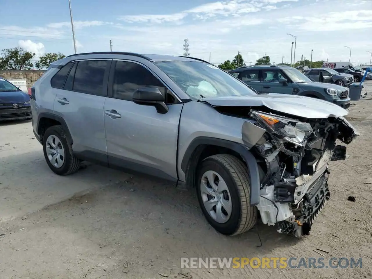 4 Photograph of a damaged car JTMH1RFV5KD516860 TOYOTA RAV4 2019