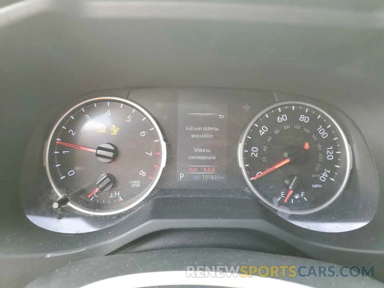 9 Photograph of a damaged car JTMH1RFV6KD011944 TOYOTA RAV4 2019