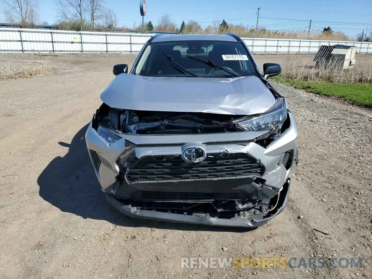 5 Photograph of a damaged car JTMH1RFV6KD033233 TOYOTA RAV4 2019