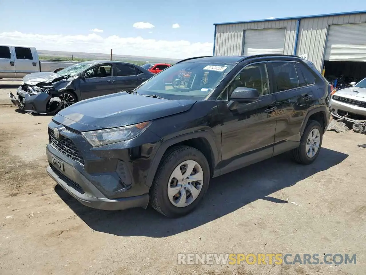 1 Photograph of a damaged car JTMH1RFV7KD003206 TOYOTA RAV4 2019
