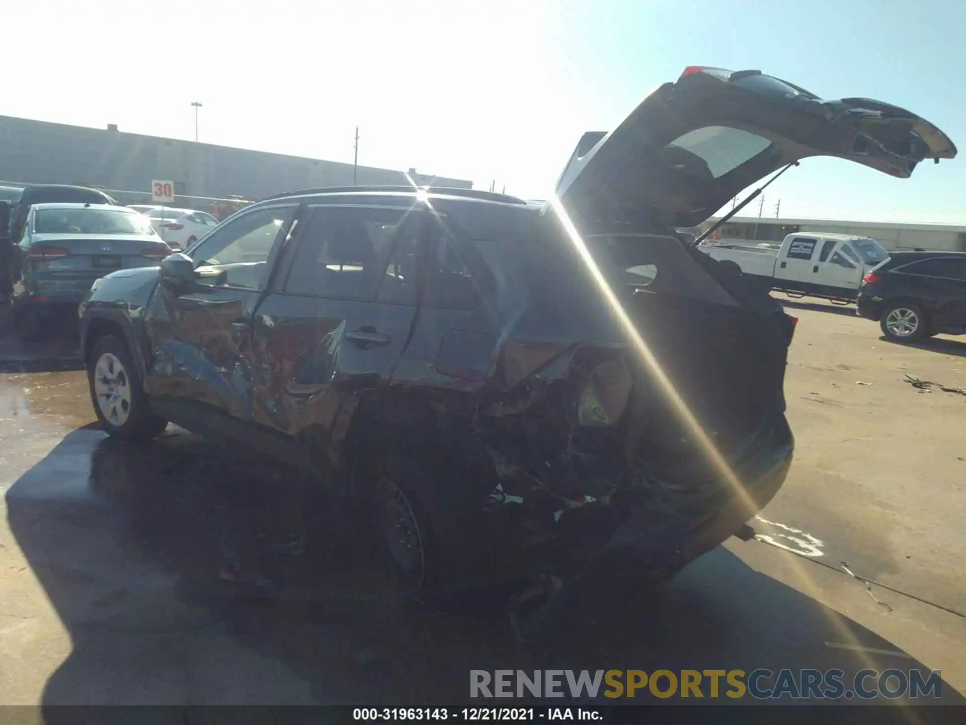 3 Photograph of a damaged car JTMH1RFV7KD006946 TOYOTA RAV4 2019