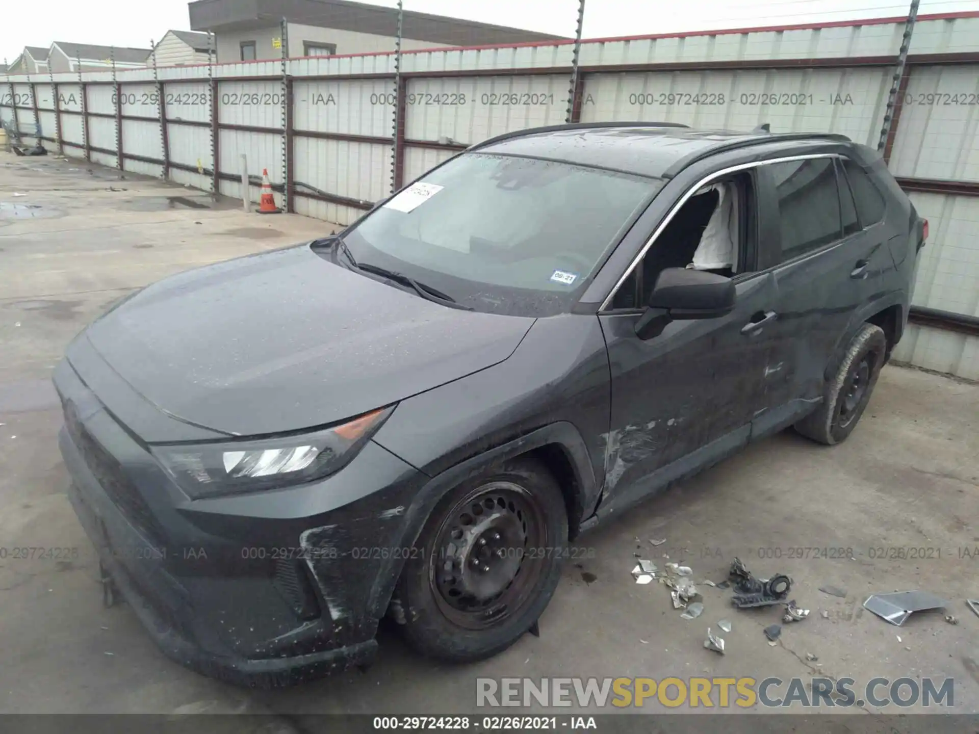 2 Photograph of a damaged car JTMH1RFV7KD500935 TOYOTA RAV4 2019