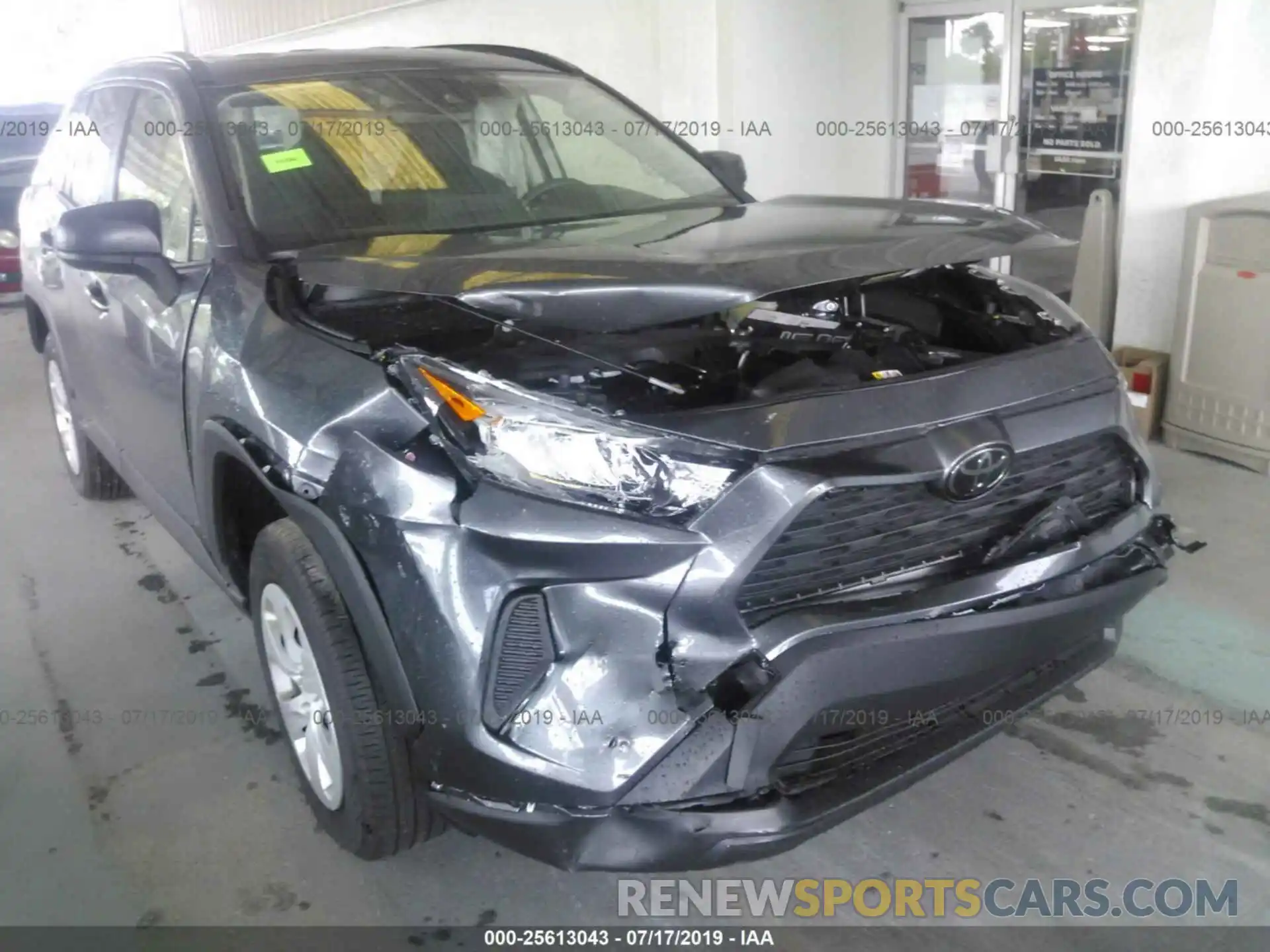 6 Photograph of a damaged car JTMH1RFV7KD507402 TOYOTA RAV4 2019