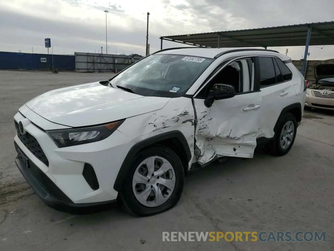 1 Photograph of a damaged car JTMH1RFV7KD508341 TOYOTA RAV4 2019
