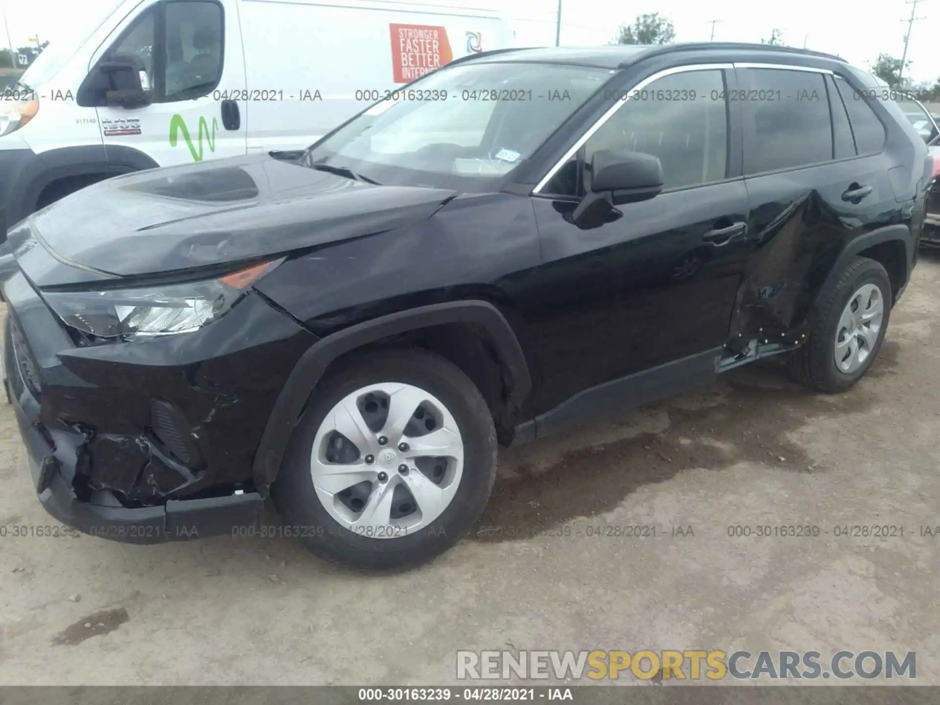 6 Photograph of a damaged car JTMH1RFV7KJ006124 TOYOTA RAV4 2019