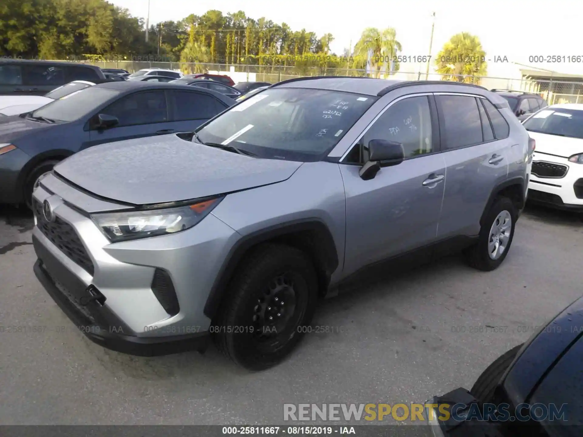 2 Photograph of a damaged car JTMH1RFV8KD012156 TOYOTA RAV4 2019