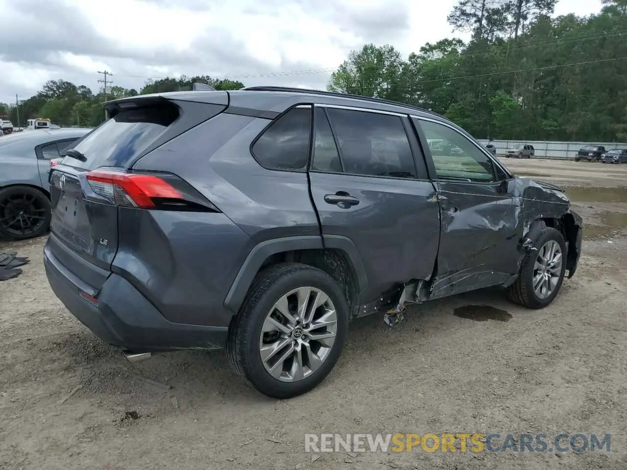 3 Photograph of a damaged car JTMH1RFV8KD507568 TOYOTA RAV4 2019