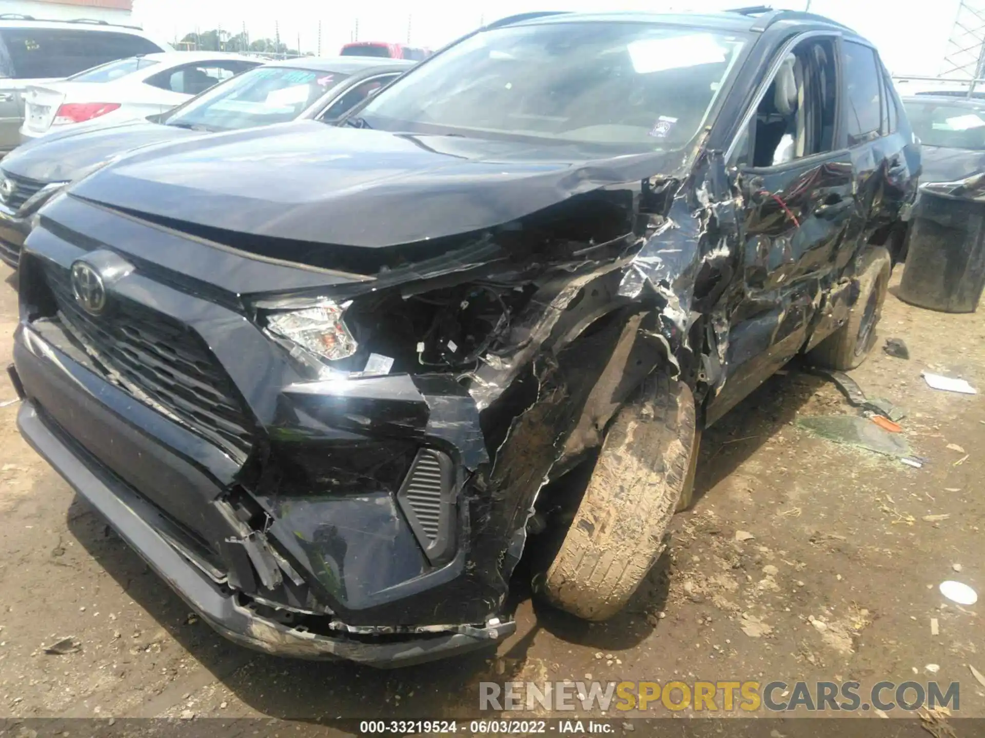 6 Photograph of a damaged car JTMH1RFV8KJ003166 TOYOTA RAV4 2019