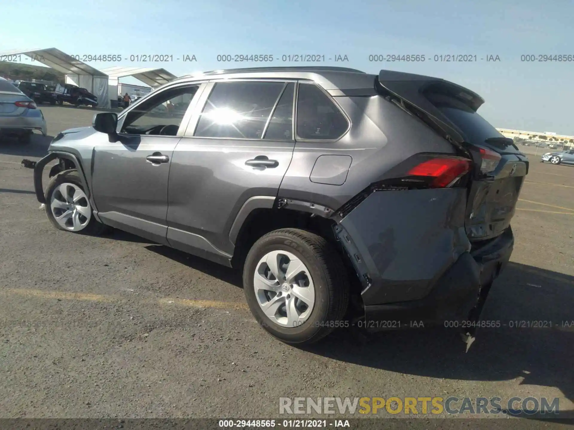 3 Photograph of a damaged car JTMH1RFV9KD005636 TOYOTA RAV4 2019