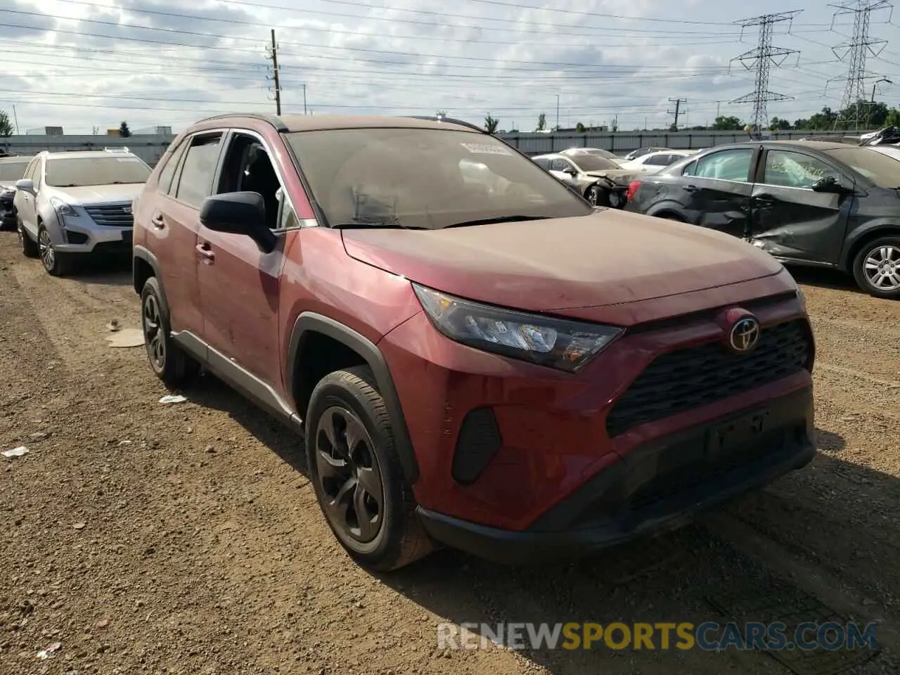4 Photograph of a damaged car JTMH1RFVXKD018623 TOYOTA RAV4 2019