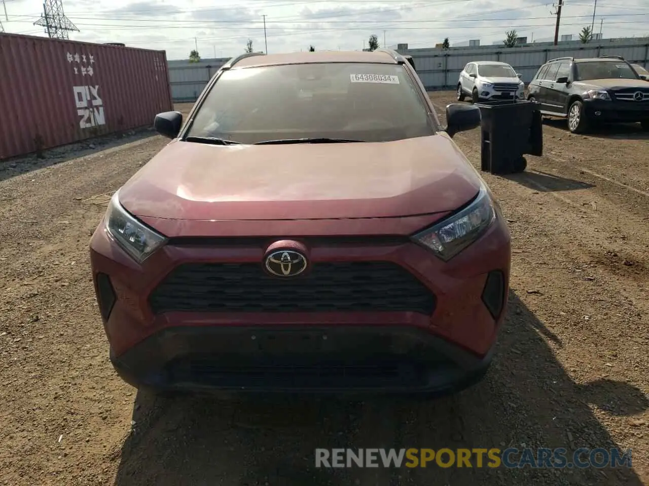 5 Photograph of a damaged car JTMH1RFVXKD018623 TOYOTA RAV4 2019