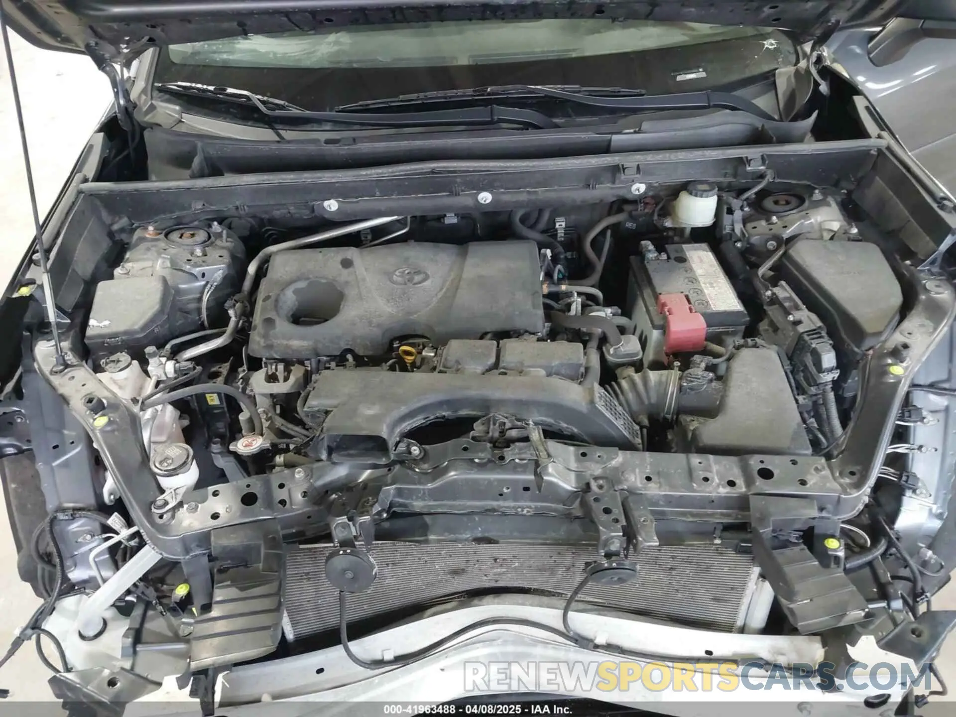10 Photograph of a damaged car JTMH1RFVXKD036880 TOYOTA RAV4 2019