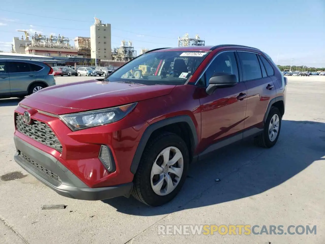 1 Photograph of a damaged car JTMH1RFVXKD511055 TOYOTA RAV4 2019