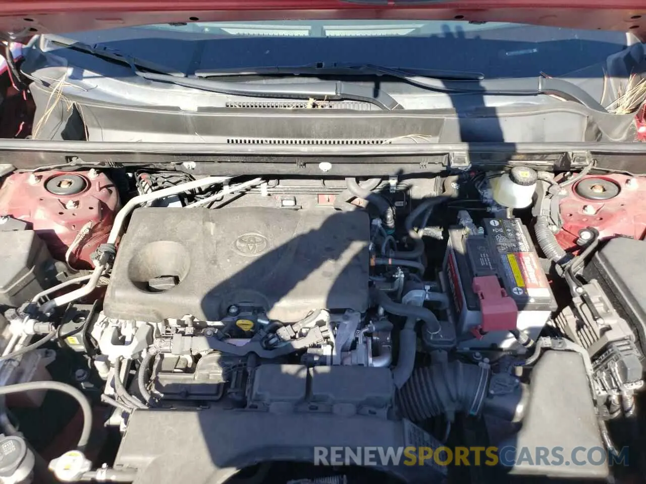 12 Photograph of a damaged car JTMH1RFVXKD511055 TOYOTA RAV4 2019
