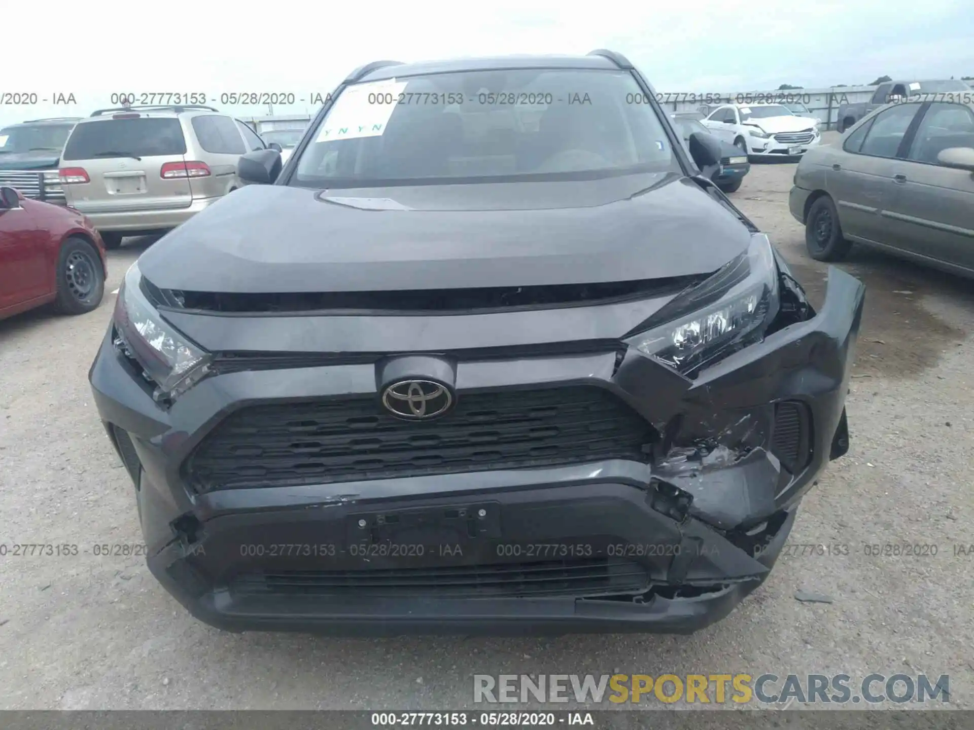 6 Photograph of a damaged car JTMH1RFVXKJ004495 TOYOTA RAV4 2019