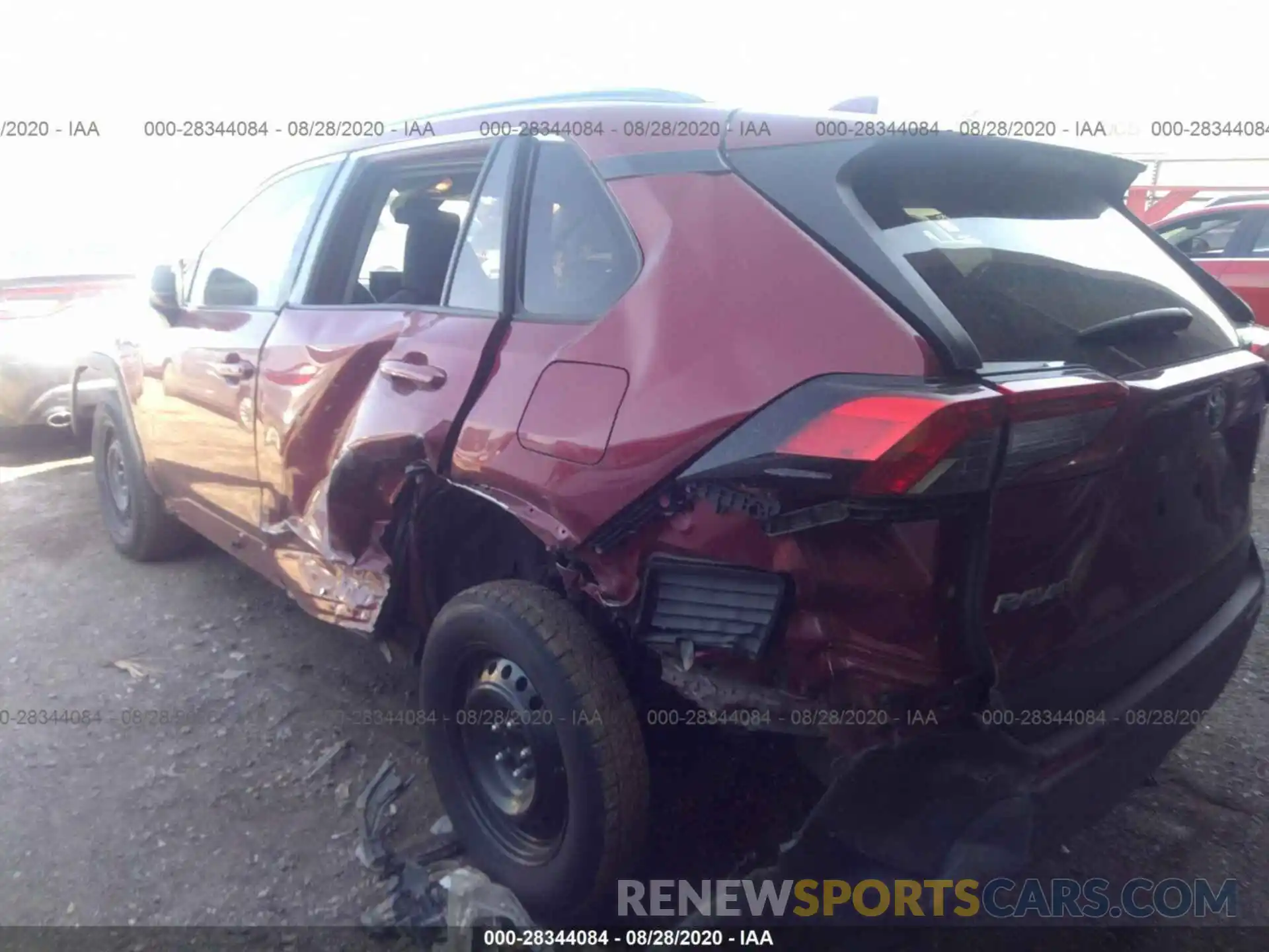 6 Photograph of a damaged car JTMH1RFVXKJ016923 TOYOTA RAV4 2019