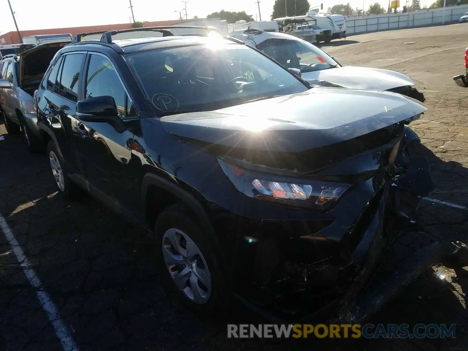 1 Photograph of a damaged car JTMK1RFV0KD005188 TOYOTA RAV4 2019