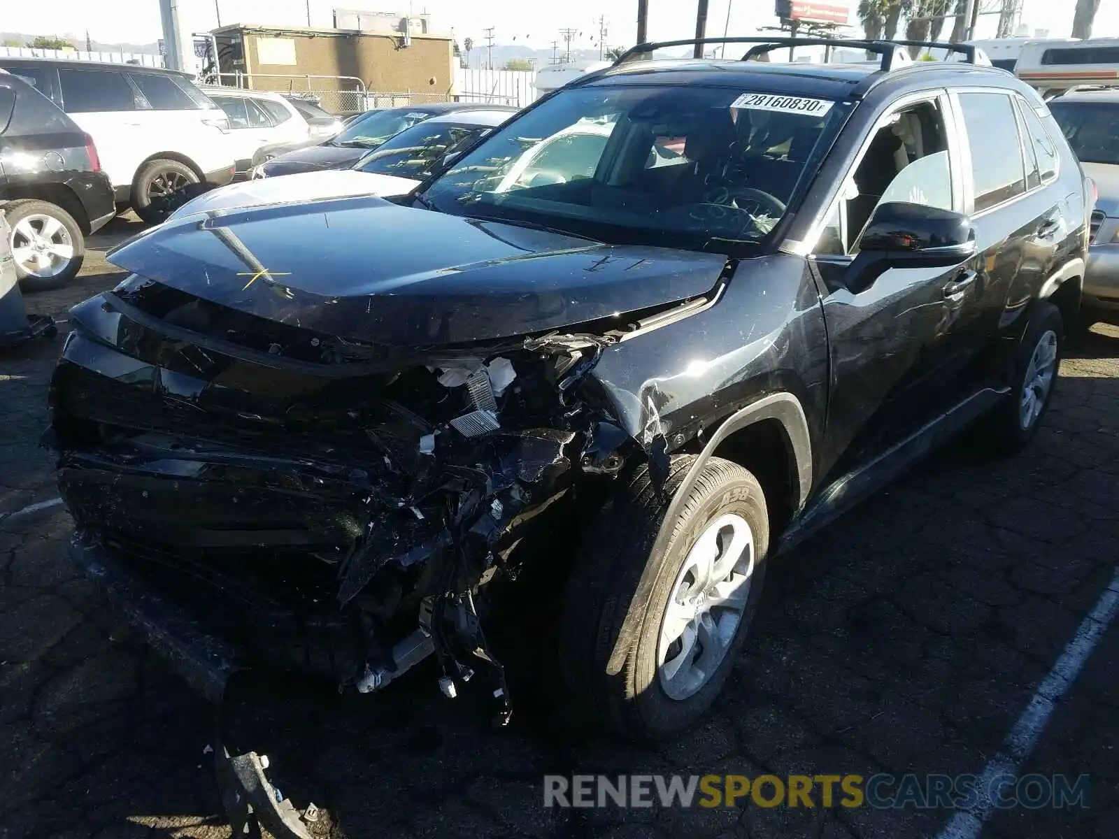 2 Photograph of a damaged car JTMK1RFV0KD005188 TOYOTA RAV4 2019