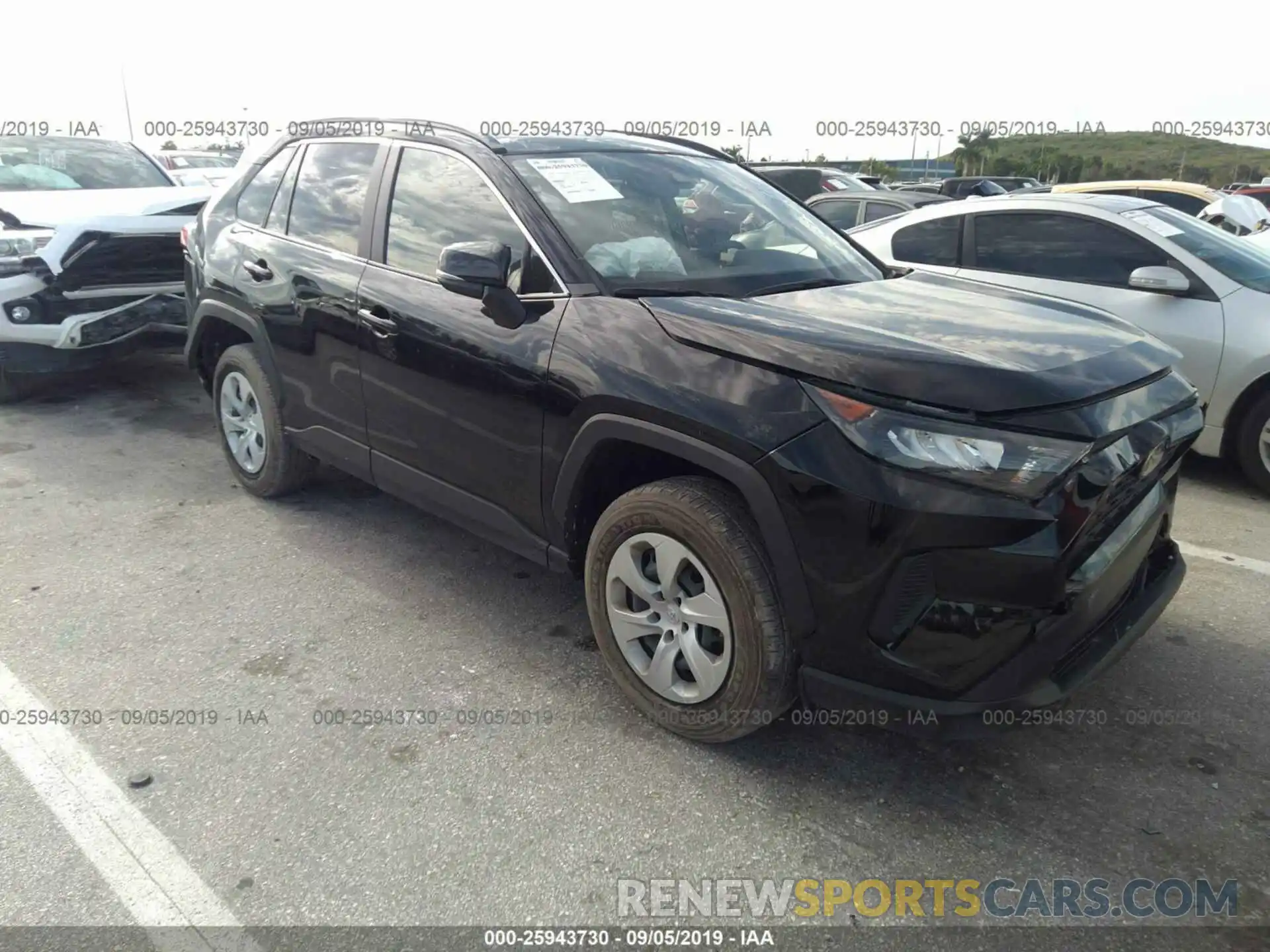 1 Photograph of a damaged car JTMK1RFV0KD009726 TOYOTA RAV4 2019