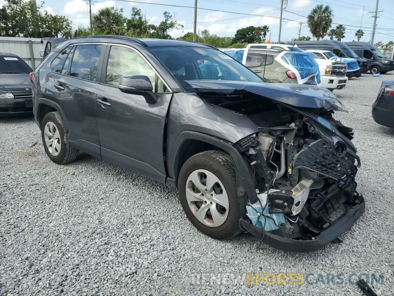 4 Photograph of a damaged car JTMK1RFV0KD038028 TOYOTA RAV4 2019