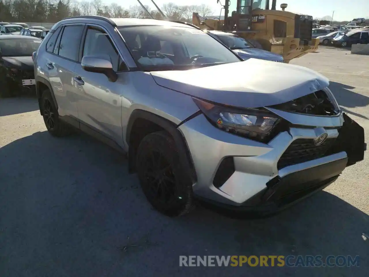 1 Photograph of a damaged car JTMK1RFV0KJ006469 TOYOTA RAV4 2019