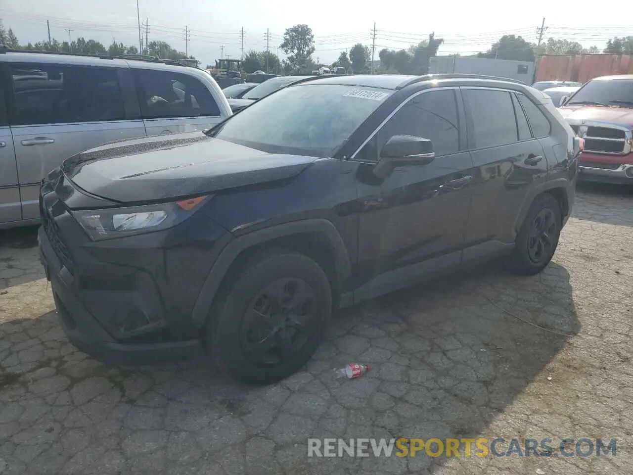 1 Photograph of a damaged car JTMK1RFV0KJ010120 TOYOTA RAV4 2019