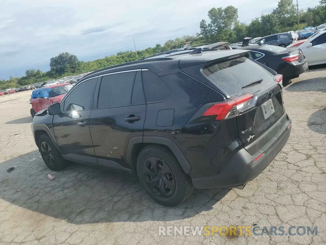 2 Photograph of a damaged car JTMK1RFV0KJ010120 TOYOTA RAV4 2019