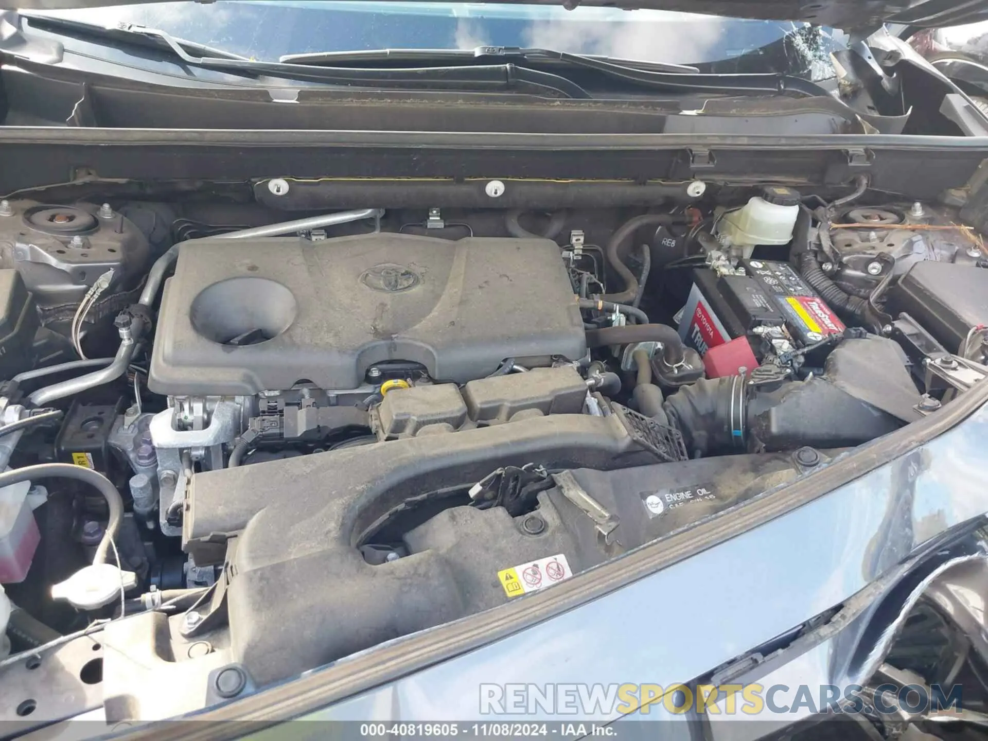 10 Photograph of a damaged car JTMK1RFV0KJ012787 TOYOTA RAV4 2019