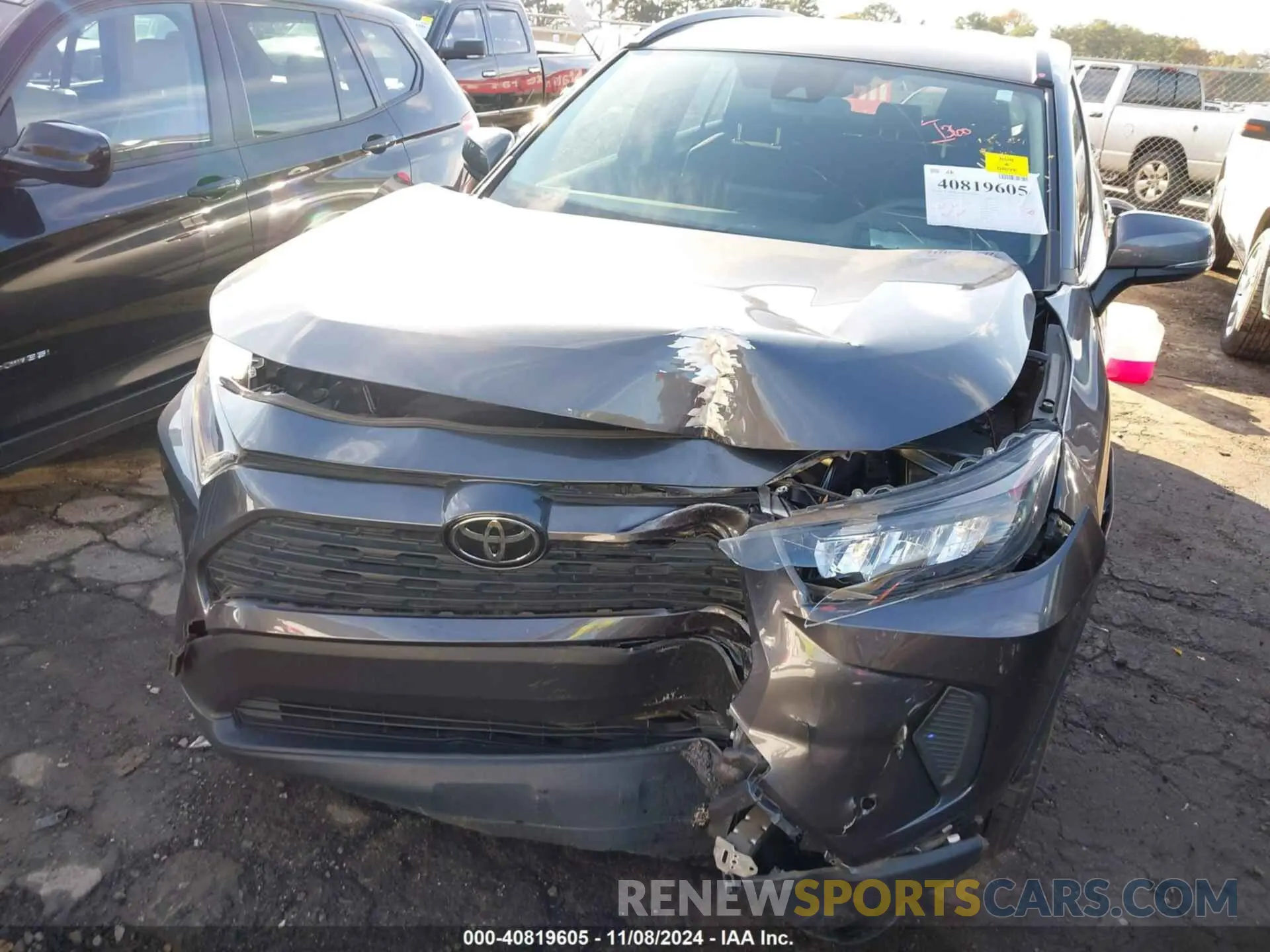 6 Photograph of a damaged car JTMK1RFV0KJ012787 TOYOTA RAV4 2019