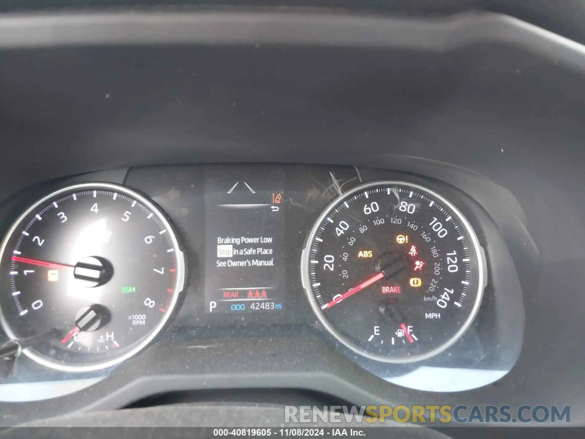 7 Photograph of a damaged car JTMK1RFV0KJ012787 TOYOTA RAV4 2019