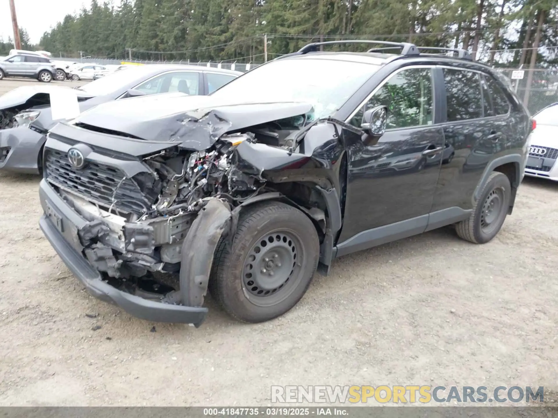 2 Photograph of a damaged car JTMK1RFV1KD002199 TOYOTA RAV4 2019