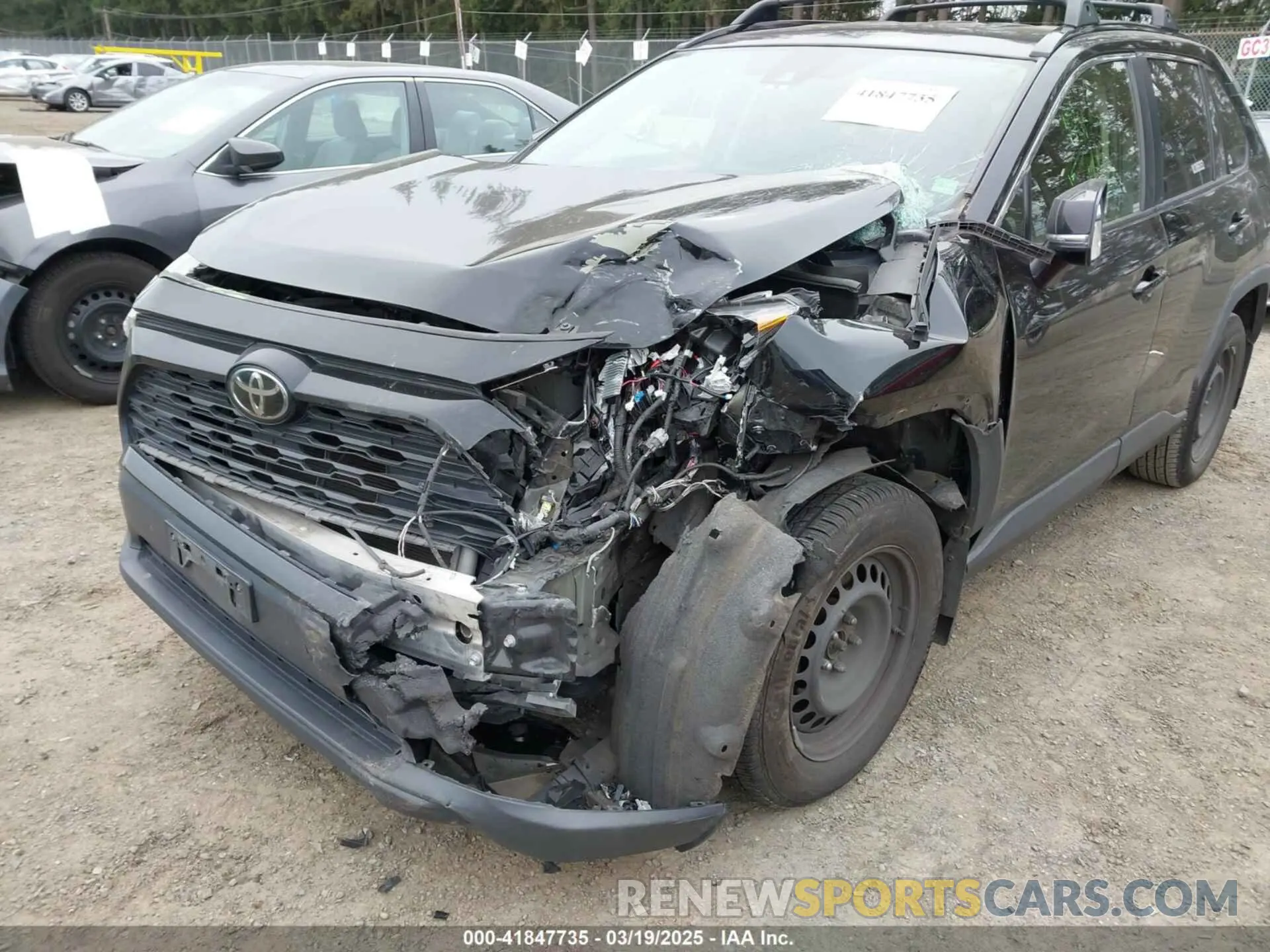 6 Photograph of a damaged car JTMK1RFV1KD002199 TOYOTA RAV4 2019