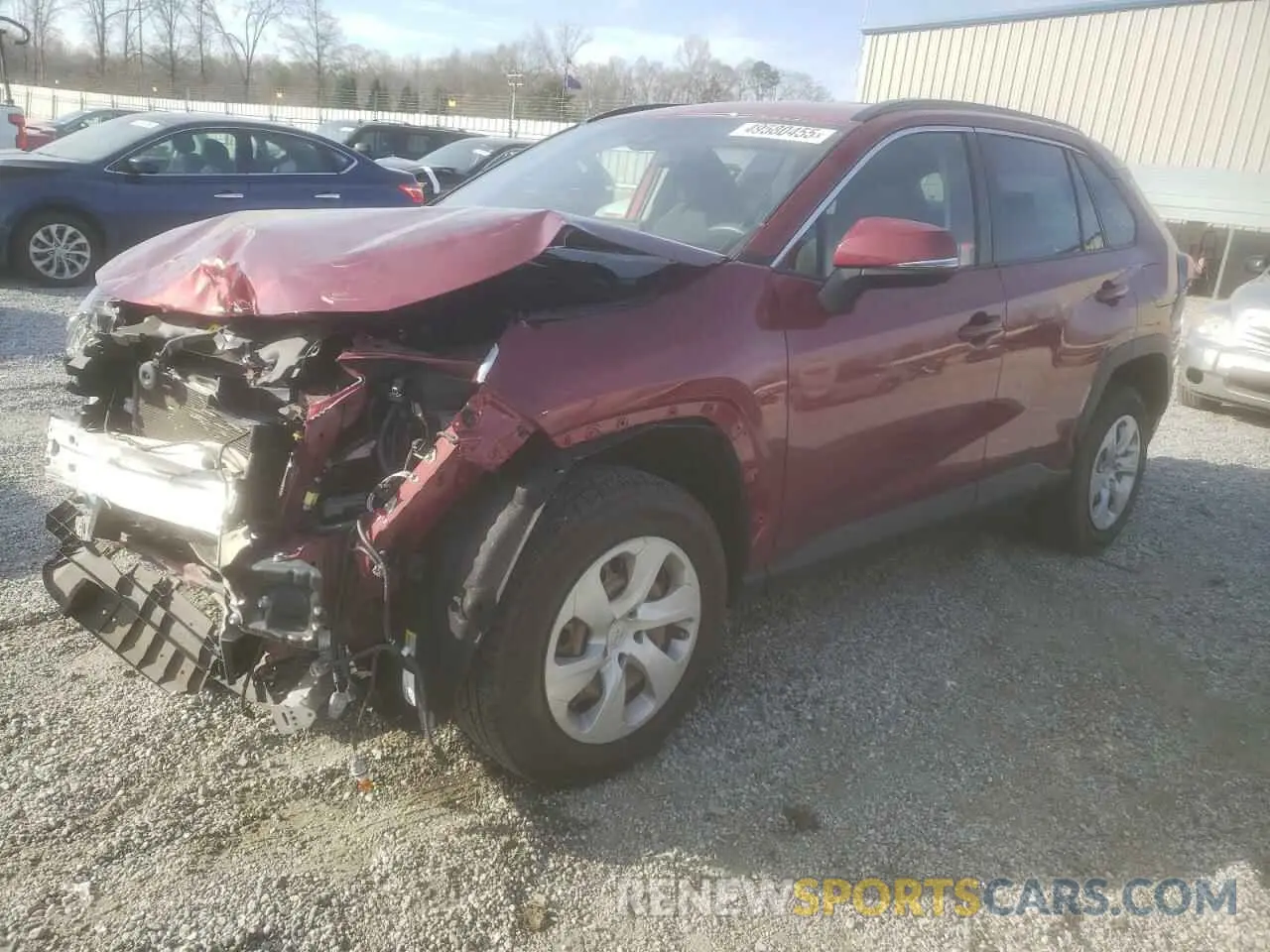 1 Photograph of a damaged car JTMK1RFV1KJ002463 TOYOTA RAV4 2019