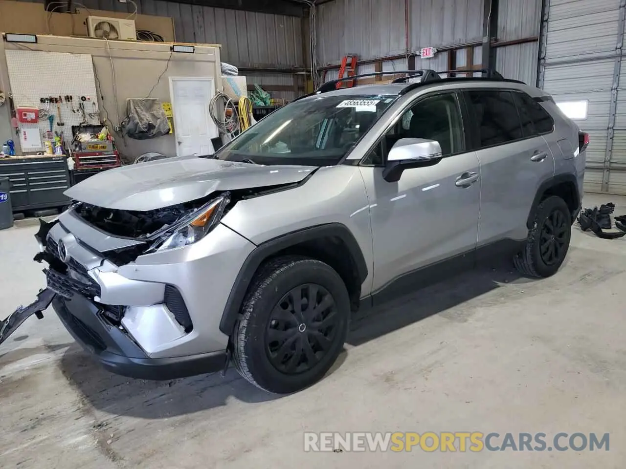 1 Photograph of a damaged car JTMK1RFV2KD018444 TOYOTA RAV4 2019