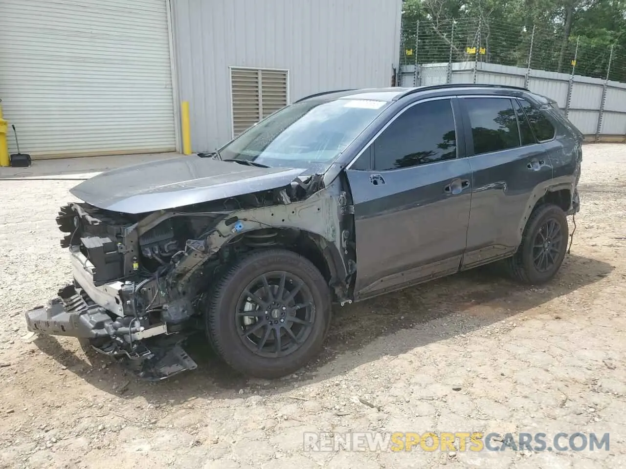 1 Photograph of a damaged car JTMK1RFV2KD037169 TOYOTA RAV4 2019