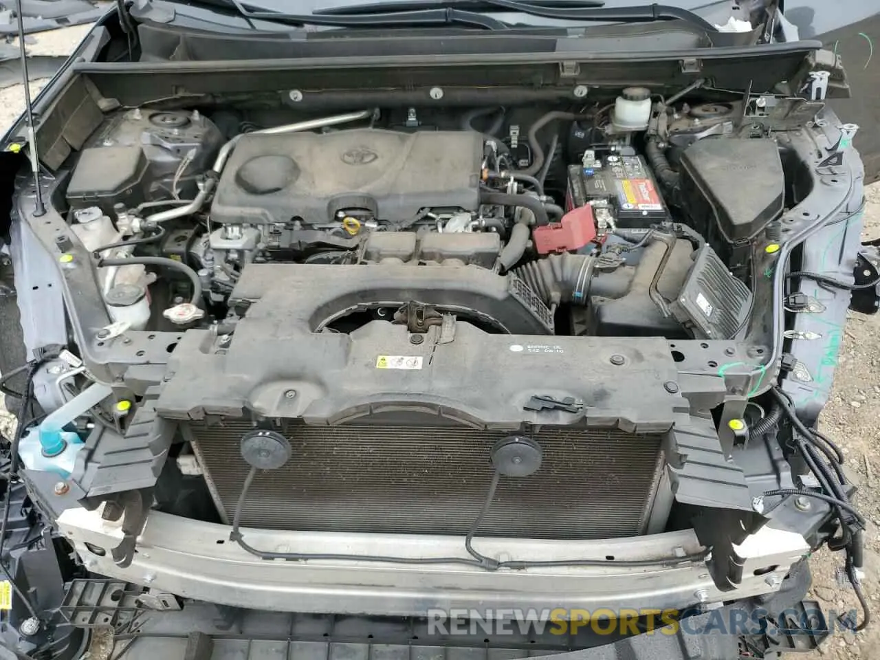 12 Photograph of a damaged car JTMK1RFV2KD037169 TOYOTA RAV4 2019
